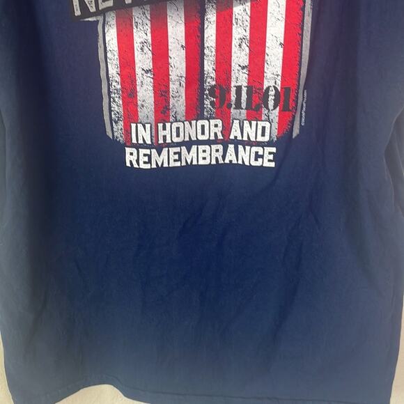 Bundle of military T-shirts-No One left behind & Never Forget 9-11-01 men’s L - Picture 8 of 16